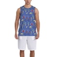 thumbnail image 1 of Naloa New-York City Basketball Jersey Reversible Men's Mesh Athletic Sports Shirts Training Practice S-4XL3X-Large, 1 of 6