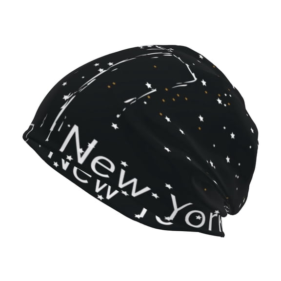 Naloa New York City1 Beanie for Men Women Knitted Unisex Winter Hat Beanies Cap Knit Cuffed Beanies Hats