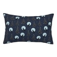 thumbnail image 1 of Naloa Night Forest Wolf Pillowcase, Throw Pillowcase, Wrinkle-Free, Stain-Resistant with Hidden Zipper for Bedroom Sofa-14"x20", 1 of 6
