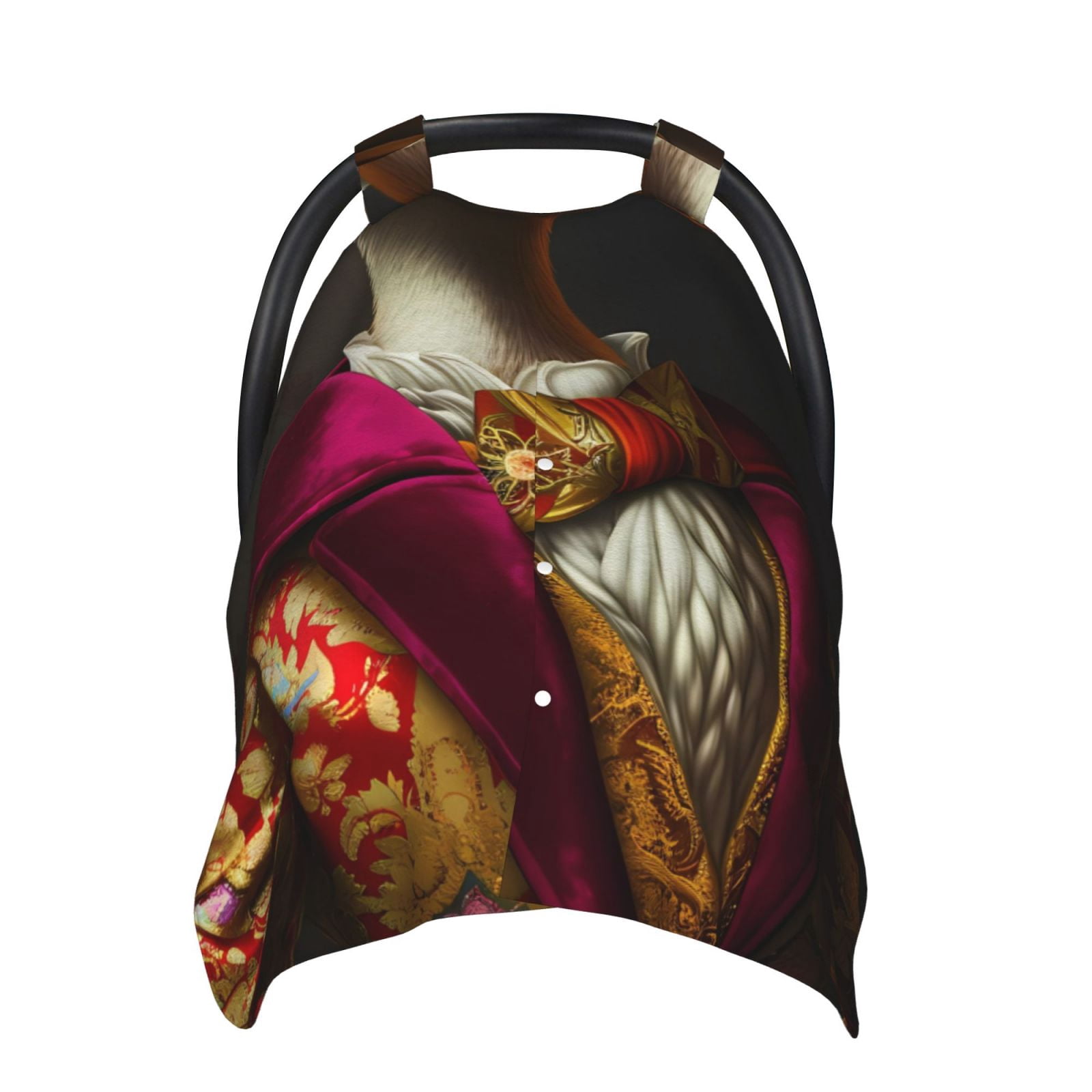 Naloa Noble Style Duck Baby Car Seat Cover, Breathable Baby Carrier Cover, Multiuse Baby Carrier Cover & Nursing Breastfeeding Cover