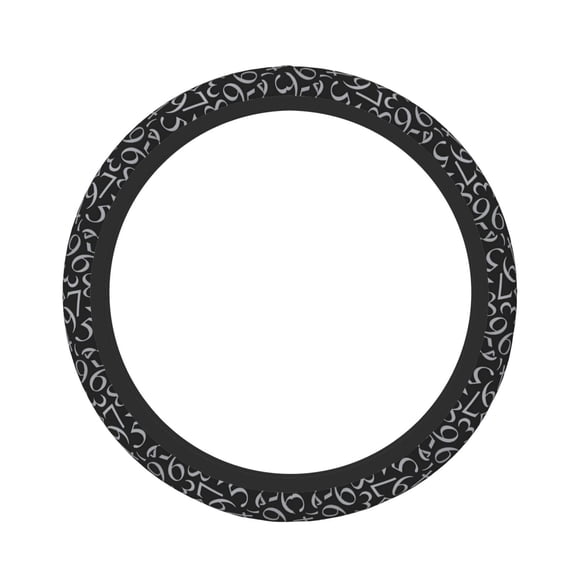 Naloa Numbers Elastic Steering Wheel Cover, Auto Steering Wheel Cover – 15 Inch , Comfortable Grip, Fit Suvs,Vans Cars,Trucks