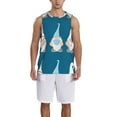 thumbnail image 1 of Naloa Nurse Doctor Gnomes Basketball Jersey Reversible Men's Mesh Athletic Sports Shirts Training Practice S-4XLX-Large, 1 of 6