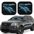 thumbnail image 1 of Naloa Ocean Turtle 2 Piece Foldable Car Sun Shades, Car Windshield Sunshade, Front Window Sunshade for Car, Truck, SUV - Large, 1 of 7