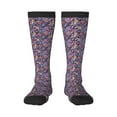 thumbnail image 1 of Naloa Octopus and flower Knee Socks, High Socks Long Stretchy Sock Women Knee High Stocking, Long Socks for Women, 1 of 6