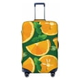 thumbnail image 1 of Naloa Orange Elastic Suitcase Protector, Travel Suitcase Protector Cover Fits 18-32in Suitcase - Medium, 1 of 9