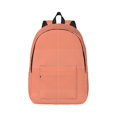 thumbnail image 1 of Naloa Orange Gingham Canvas Backpack for Men Women Rucksack Casual Travel Daypack College Tote Satchel Bookbag for Teens-Small, 1 of 7