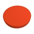 thumbnail image 1 of Naloa Orange Round Bar Stool Cushion Cover 12-14 inch, Fits Kitchen, Office, Restaurant Chairs - 13 inch, 1 of 7