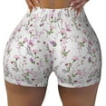 thumbnail image 1 of Naloa Orchids Flowers Biker Shorts for Women Seamless Scrunch Short Women’s Yoga Shorts for Gym Running Sport Shorts - XX-Large, 1 of 9