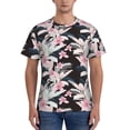 thumbnail image 1 of Naloa Orchids Flowers Men's T-Shirt Sport T-shirt Men's Basic Tee Casual Men's Shirt, Round Neck, Short Sleeves - Medium, 1 of 5