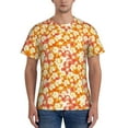 thumbnail image 1 of Naloa Orchids Flowers Men's T-Shirt Sport T-shirt Men's Basic Tee Casual Men's Shirt, Round Neck, Short Sleeves - XX-Large, 1 of 5