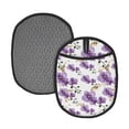 thumbnail image 1 of Naloa Orchids Flowers Silicone Pot Holders, Oven Mitts Heat Resistant Hot Pads, Non Slip Pot Holder for Kitchen Baking and Cooking 9.4 x 7.5 Inches, 1 of 7