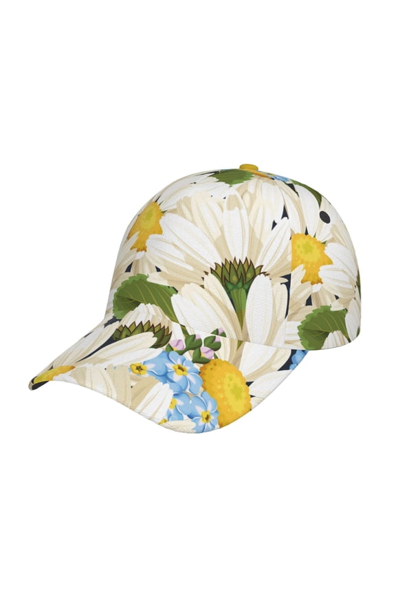 Original Classic Low Profile Hat Men Women Baseball Cap Dad Hat Adjustable Unconstructed Bees Collecting Nectar Print Cap