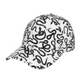 thumbnail image 1 of Naloa Original Classic Low Profile Hat Men Women Baseball Cap Dad Hat Adjustable Unconstructed Hand Drawn Snake Print Cap, 1 of 9