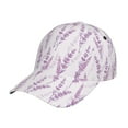 thumbnail image 1 of Naloa Original Classic Low Profile Hat Men Women Baseball Cap Dad Hat Adjustable Unconstructed Lavender Flowers Print Cap, 1 of 9