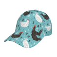 thumbnail image 1 of Naloa Original Classic Low Profile Hat Men Women Baseball Cap Dad Hat Adjustable Unconstructed Lovely Roosters Print Cap, 1 of 9