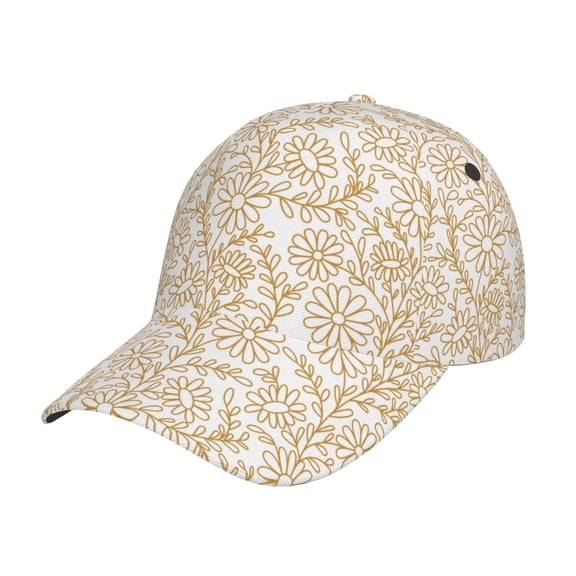 Naloa Original Classic Low Profile Hat Men Women Baseball Cap Dad Hat Adjustable Unconstructed Plant Print Cap