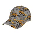 thumbnail image 1 of Naloa Original Classic Low Profile Hat Men Women Baseball Cap Dad Hat Adjustable Unconstructed Retro Excavator Print Cap, 1 of 9