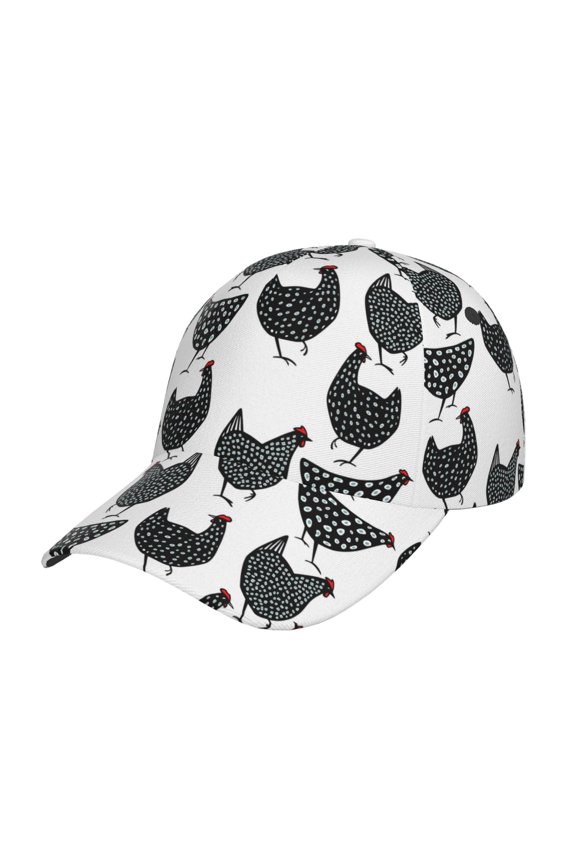 Original Classic Low Profile Hat Men Women Baseball Cap Dad Hat Adjustable Unconstructed Retro Rooster Print Cap