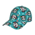 thumbnail image 1 of Naloa Original Classic Low Profile Hat Men Women Baseball Cap Dad Hat Adjustable Unconstructed Skull Cat Print Cap, 1 of 9