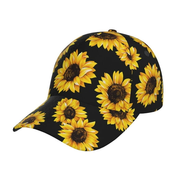 Naloa Original Classic Low Profile Hat Men Women Baseball Cap Dad Hat Adjustable Unconstructed Sunflower 6 Print Cap