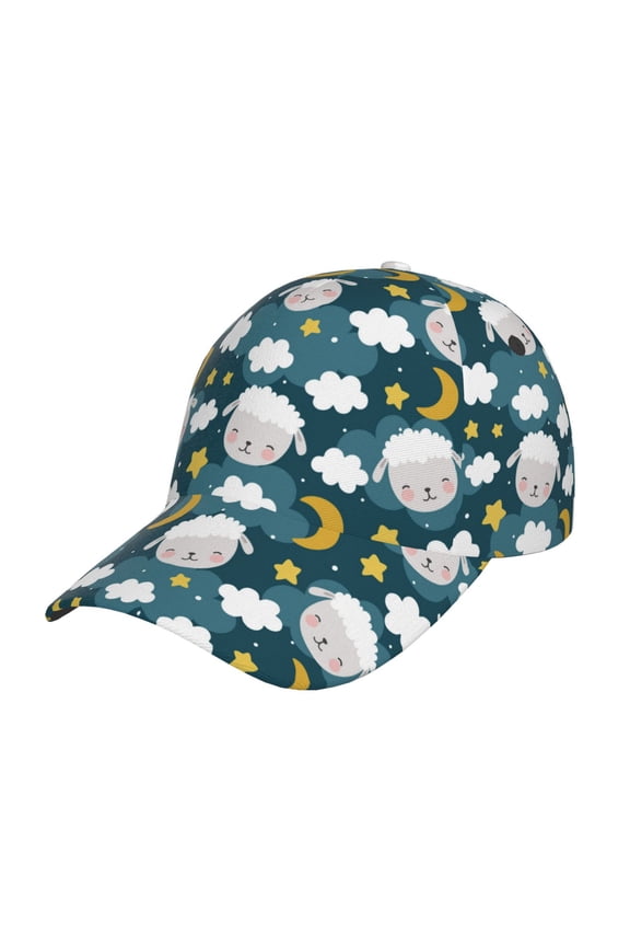 Original Classic Low Profile Hat Men Women Baseball Cap Dad Hat Adjustable Unconstructed Sweet Dream Lamb Print Cap