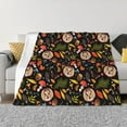 thumbnail image 1 of Naloa Owl And Leaves Flannel Blankets - Thick and Warm Blanket for Winter, Soft Fuzzy Plush King Blanket for All Seasons60"x50", 1 of 6
