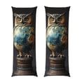 thumbnail image 1 of Naloa Owl Globe Sculpture Body Pillow Cover, Pillowcases with Hidden Zipper Breathable Long Pillow Case (Pillows are not included,20x54 inch), 1 of 7