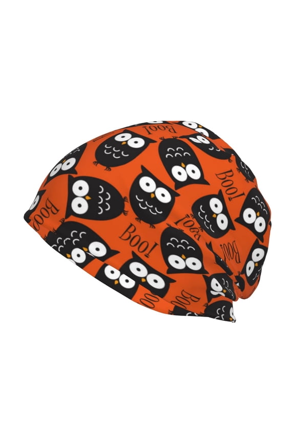 Owls And Boo Beanie for Men Women Knitted Unisex Winter Hat Beanies Cap Knit Cuffed Beanies Hats