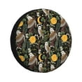 thumbnail image 1 of Naloa Owls And Plants PVC Leather Spare Tire Wheel Cover for Car Truck SUV Camper Trailer Universal Fit many size17 inch, 1 of 6
