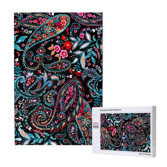 Naloa Paisley Custom Puzzles Personalized Puzzle 1000 Pieces from Photo Custom Jigsaw Puzzle for Wedding, Graduation, (29.519.7in, Vertical)