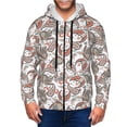 thumbnail image 1 of Naloa Paisley Floral Men’s Hoodies, Zip up Hoodie, Sweatshirts,Hoodies for Men Sizes S-3XL-XX-Large, 1 of 5
