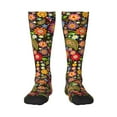 thumbnail image 1 of Naloa Paisley7 Thigh High Socks Extra Long Stretchy Sock Women Over Knee High Opaque Stocking Daily Wear, 1 of 6