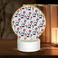 thumbnail image 1 of Naloa Panda And Rose Acrylic LED Night Light Custom LED Lights Personalized Nightlight Customized Gifts for Family Couples Friends, 1 of 9