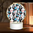 thumbnail image 1 of Naloa Panda Cute Hearts Acrylic LED Night Light Custom LED Lights Personalized Nightlight Customized Gifts for Family Couples Friends, 1 of 9