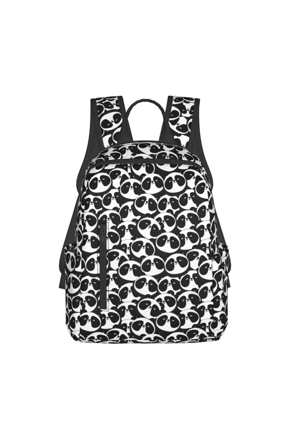 Panda1 Print Lightweight DayBackpack Suitable for school, work, shopping, travel, etc.