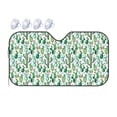 thumbnail image 1 of Wukai Cactus Plants1 Car Windshield Sunshade - Cool Reflective Sun Blocker for Small Sedans and Mini SUVs-Medium, 1 of 7