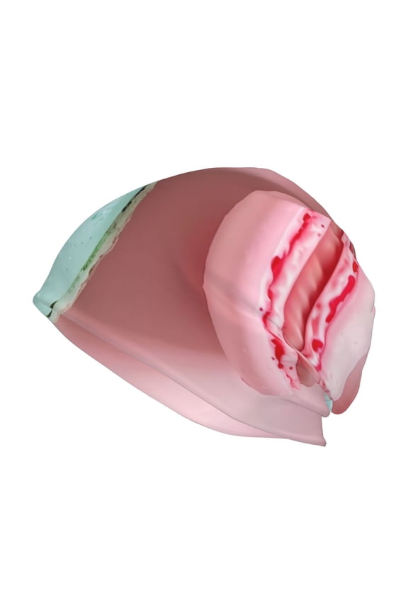 Pastel Macarons Delight Beanie for Men Women Knitted Unisex Winter Hat Beanies Cap Knit Cuffed Beanies Hats