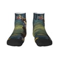 thumbnail image 1 of Naloa Peaceful Deer Lily Pond Ankle Socks for Women Non Slip Socks No Show Socks Classic Low Cut Casual Socks Casual Socks, 1 of 7