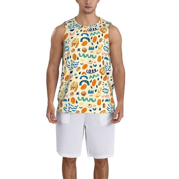 Naloa Peanuts 8 Basketball Jersey Reversible Men's Mesh Athletic Sports Shirts Training Practice S-4XLMedium