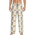 thumbnail image 1 of Naloa Peanuts Pajama Pants Men, PJ Bottoms, Sleep & Lounge Pants-Large, 1 of 6