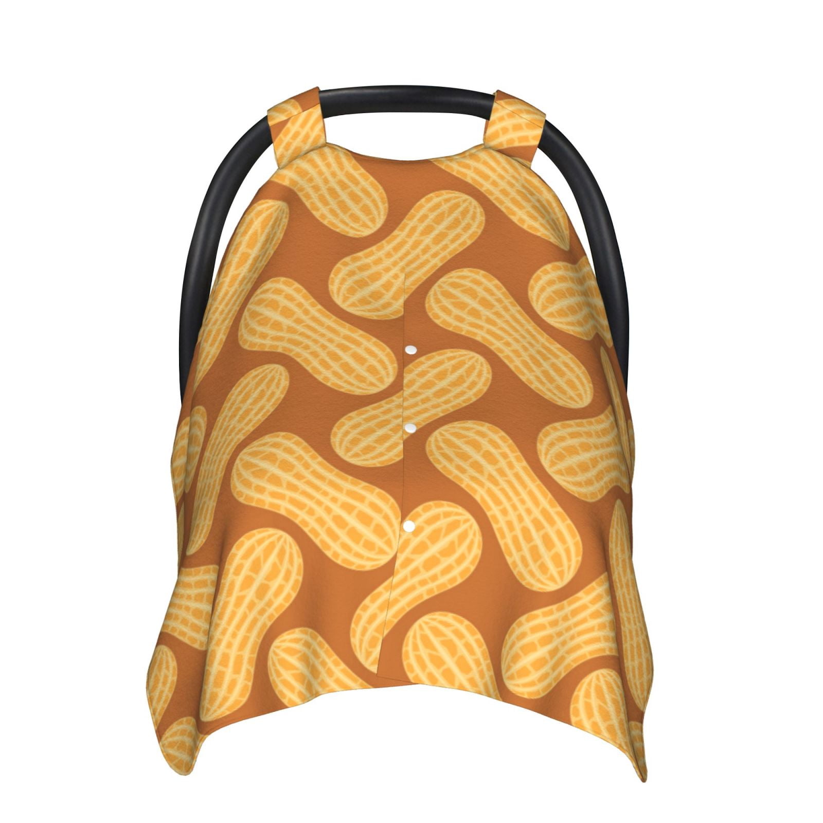 Naloa Peanuts6 Baby Car Seat Cover, Breathable Baby Carrier Cover, Multiuse Baby Carrier Cover & Nursing Breastfeeding Cover