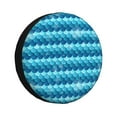 thumbnail image 1 of Naloa Pearlescent Scales PVC Leather Spare Tire Wheel Cover for Car Truck SUV Camper Trailer Universal Fit many size14 inch, 1 of 6