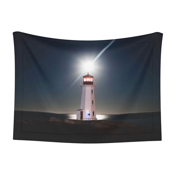 Naloa Peggy's Cove Lighthouse Dog Blanket, 3 Sizes Cat Blanket for Indoor Cats Large Medium Small Dog Gifts-Large