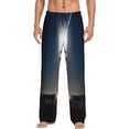 thumbnail image 1 of Naloa Peggy's Cove Lighthouse Pajama Pants Men, PJ Bottoms, Sleep & Lounge Pants-Small, 1 of 6