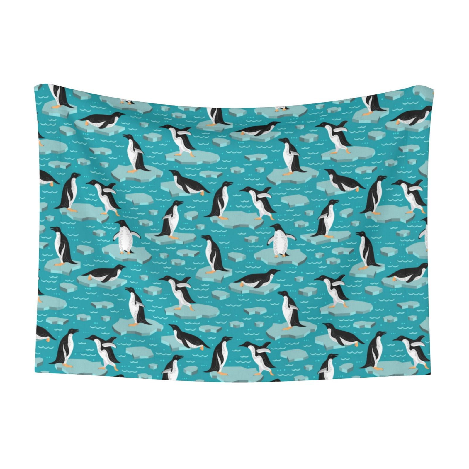 Naloa Penguins On The Ice In The Sea Dog Blanket, 3 Sizes Cat Blanket for Indoor Cats Large Medium Small Dog Gifts-Small