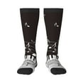 thumbnail image 1 of Naloa Piano Keys With Musical Notes Knee Socks, High Socks Long Stretchy Sock Women Knee High Stocking, Long Socks for Women, 1 of 6