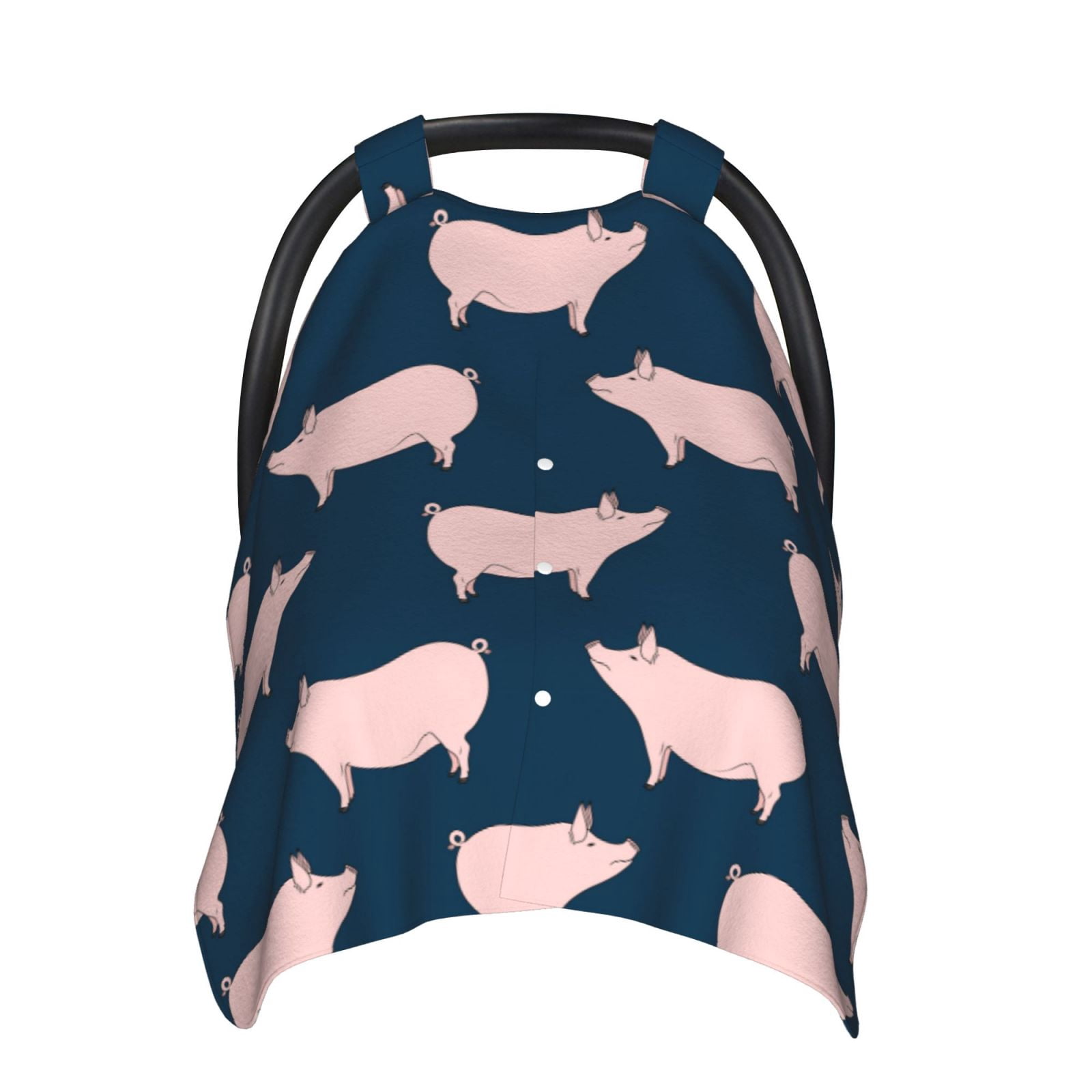 Naloa Pig 1 Baby Car Seat Cover, Breathable Baby Carrier Cover, Multiuse Baby Carrier Cover & Nursing Breastfeeding Cover