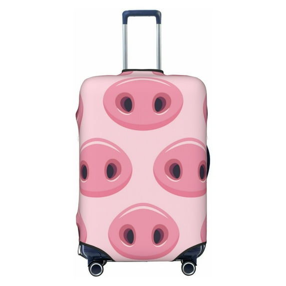 Naloa Pig Nose Elastic Suitcase Protector, Travel Suitcase Protector Cover Fits 18-32in Suitcase - Small
