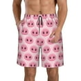 thumbnail image 1 of Naloa Pig Nose Men's Beach Shorts, Surfing shorts, Swim trunks, Quick Dry Swim Trunks for Surfing Beach Fun - Large, 1 of 9