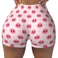 thumbnail image 1 of Naloa Pig Noses Biker Shorts for Women Seamless Scrunch Short Women’s Yoga Shorts for Gym Running Sport Shorts - Small, 1 of 9